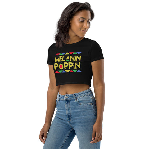 Melanin Poppin Crop Top-Casual Wear-Savage Kouture Boutique